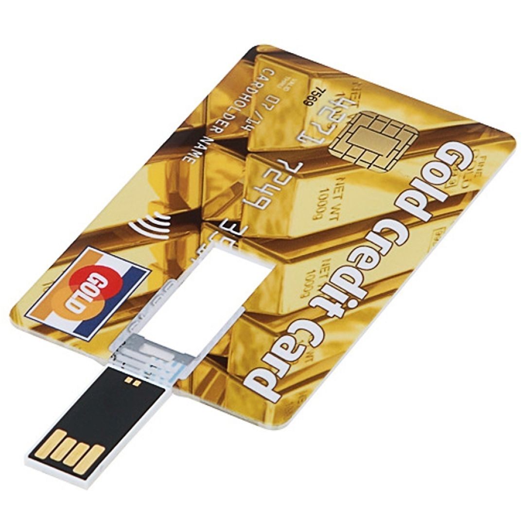 Флешка Кредитка Gold Credit Card 8 Гб Готова к работе Флешка Кредитка Gold Credit Card 8 Гб Готова к работе