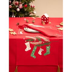 Дорожка на стол Winter wishes из коллекции New Year Essential, 45х150 см Дорожка на стол Winter wishes из коллекции New Year Essential, 45х150 см