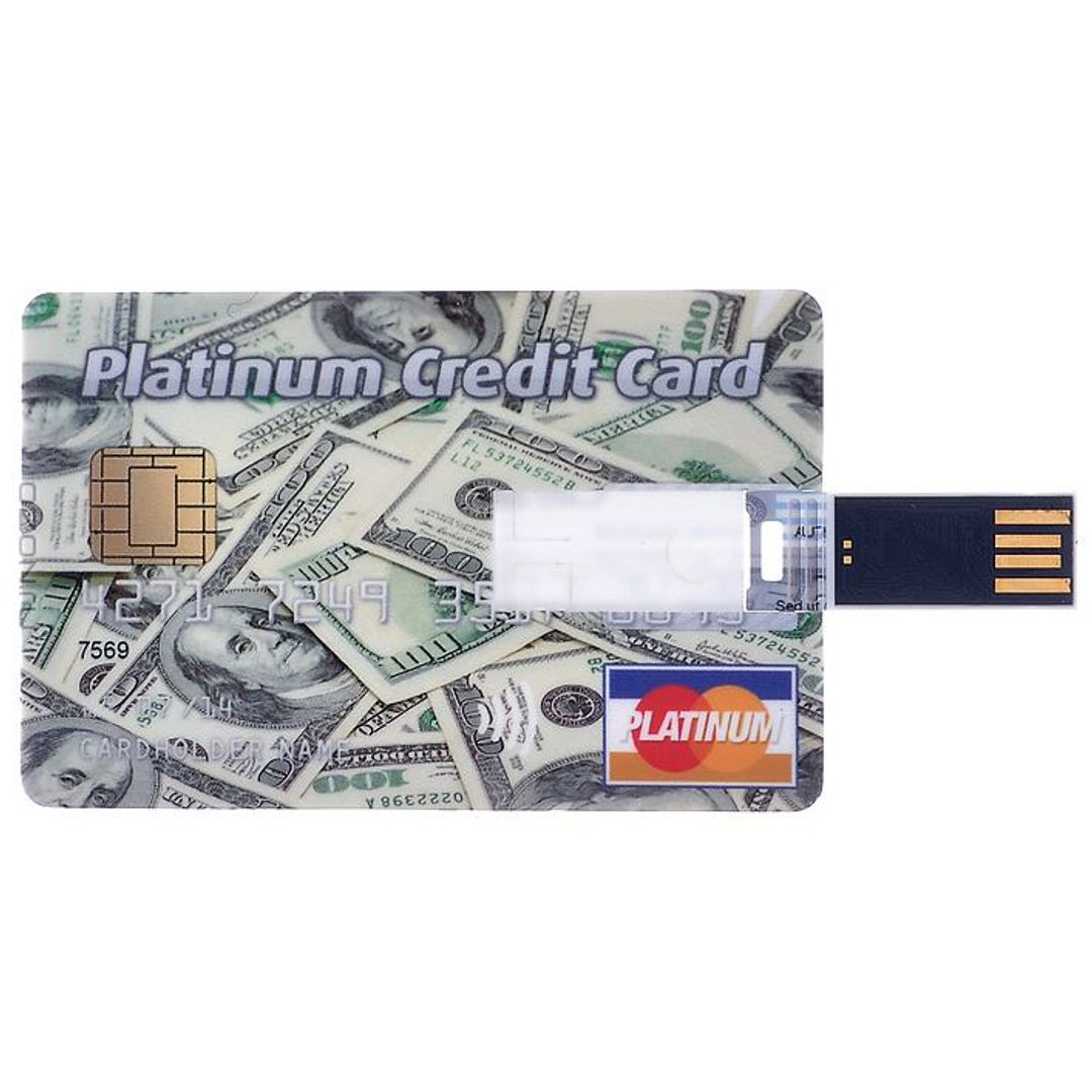 Флешка Кредитка Platinum Credit Card 8 Гб Готова к использованию Флешка Кредитка Platinum Credit Card 8 Гб Готова к использованию
