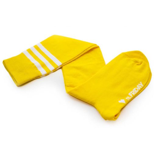 Гольфы Полосатая классика желтые