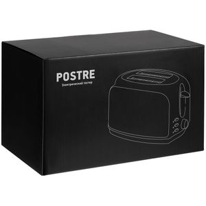 Электрический тостер Postre (серебристо-черный) Электрический тостер Postre (серебристо-черный)