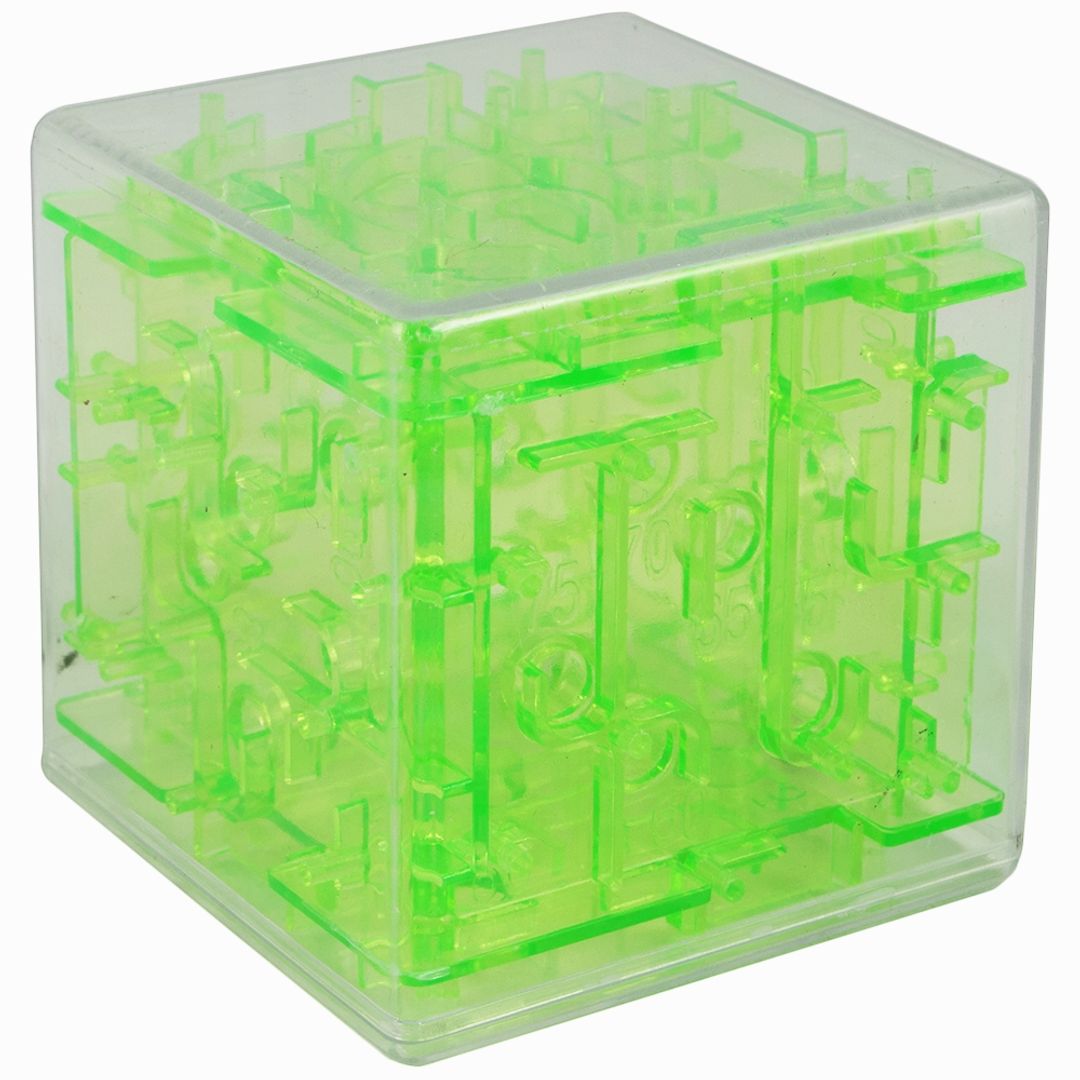 Головоломка Лабиринт Куб (Салатовый) Головоломка Лабиринт Куб (Салатовый)