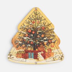 Пазл фигурный Елочка