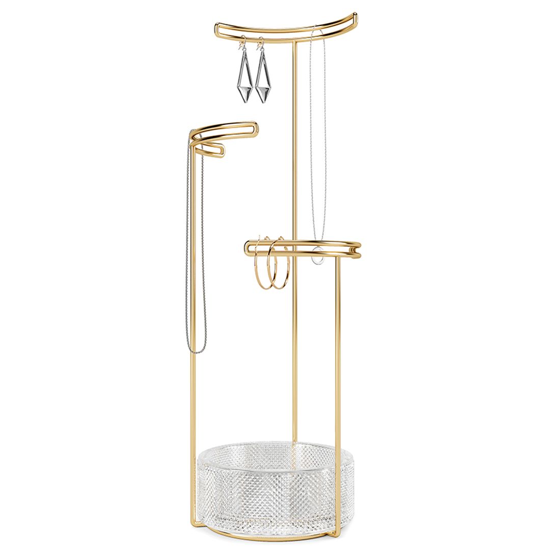 Подставка для украшений Tesora стекло-медь Подставка для украшений Tesora стекло-медь