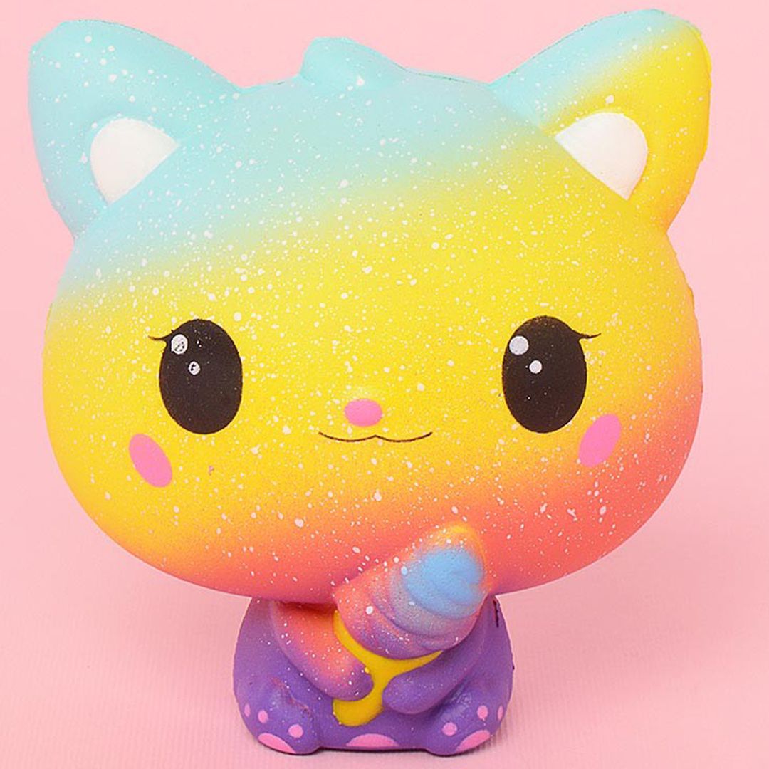 Антистресс Сквиши Котенок с мороженым