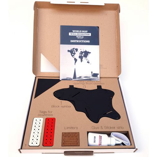 Декоративная Карта мира Wall Decoration Black mini Декоративная Карта мира Wall Decoration Black mini