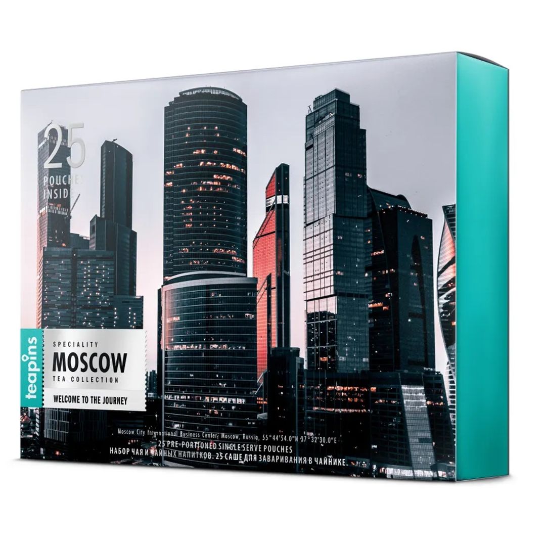 Коллекция листового чая Moscow Teapins (5 видов, 125 г) Коллекция листового чая Moscow Teapins (5 видов, 125 г)