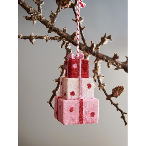 Набор ёлочных украшений Pink fairytale из коллекции New Year Essential, 4 шт.