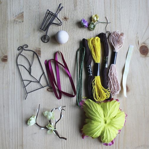 Набор для творчества Куколка своими руками Продавщица цветов