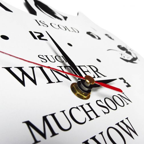 Часы настенные Зима близко Циферблат и стрелки Часы настенные Зима близко Циферблат и стрелки