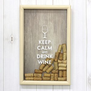 Копилка для винных пробок Keep Calm And Drink Wine