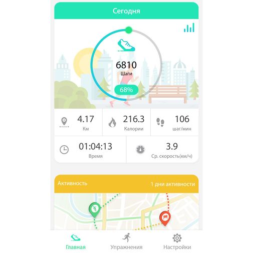 Смарт-шагомер Stegra