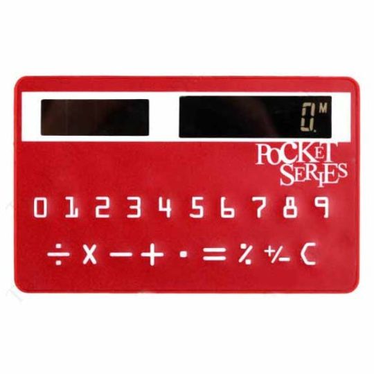 Калькулятор Визитка (Красный)