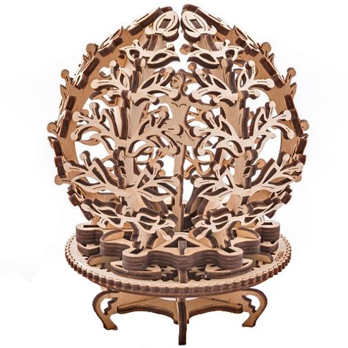 Механический 3D Пазл Ugears Цветок В собранном виде