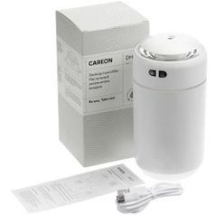 Настольный увлажнитель воздуха с подсветкой DH07 (белый)