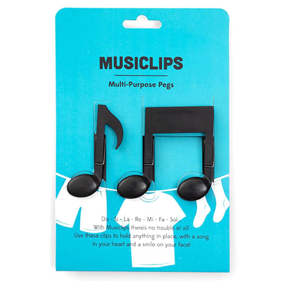 Прищепки Ноты Musiclips (2 шт)