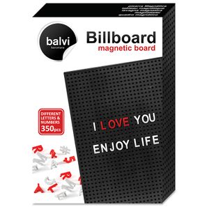 Магнитная доска с набором букв и цифр Billboard