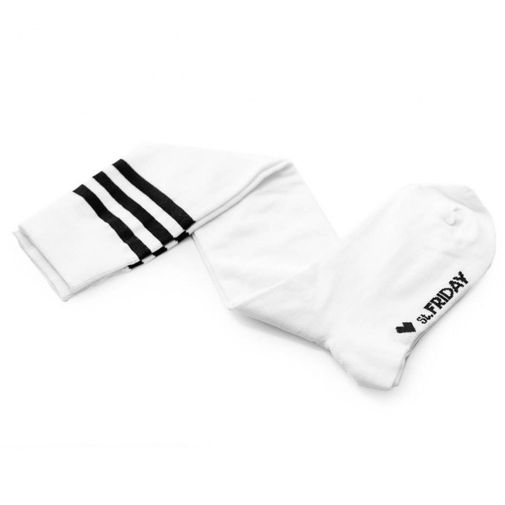 Гольфы Полосатая классика белые с черным Гольфы Полосатая классика белые с черным