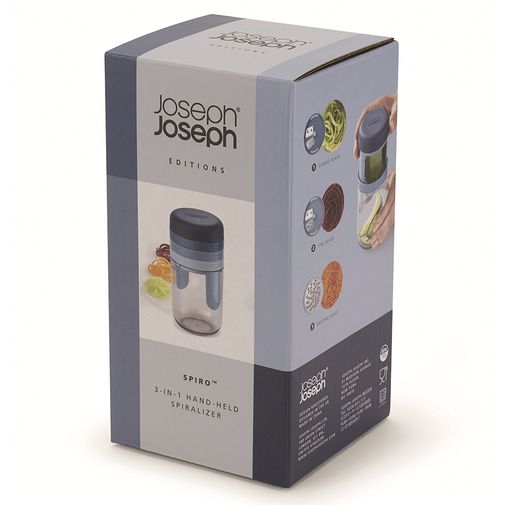 Терка спиралайзер с тремя лезвиями и контейнером для хранения Spiro