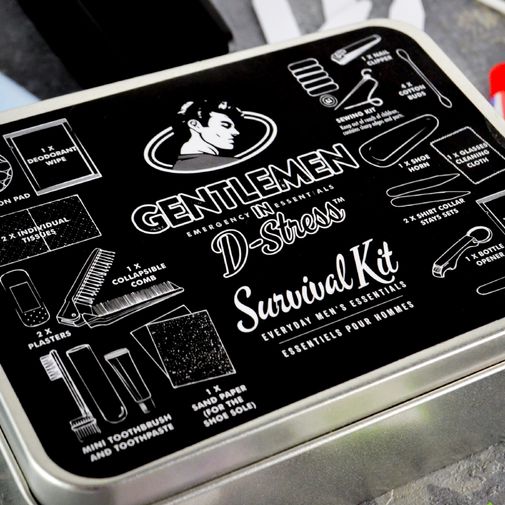 Набор для выживания джентельмена D-Stress Emergency Kit (24 предмета) Набор для выживания джентельмена D-Stress Emergency Kit (24 предмета)