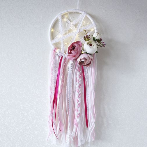 Набор для творчества Венок с гирляндой и цветами Бохо Набор для творчества Венок с гирляндой и цветами Бохо