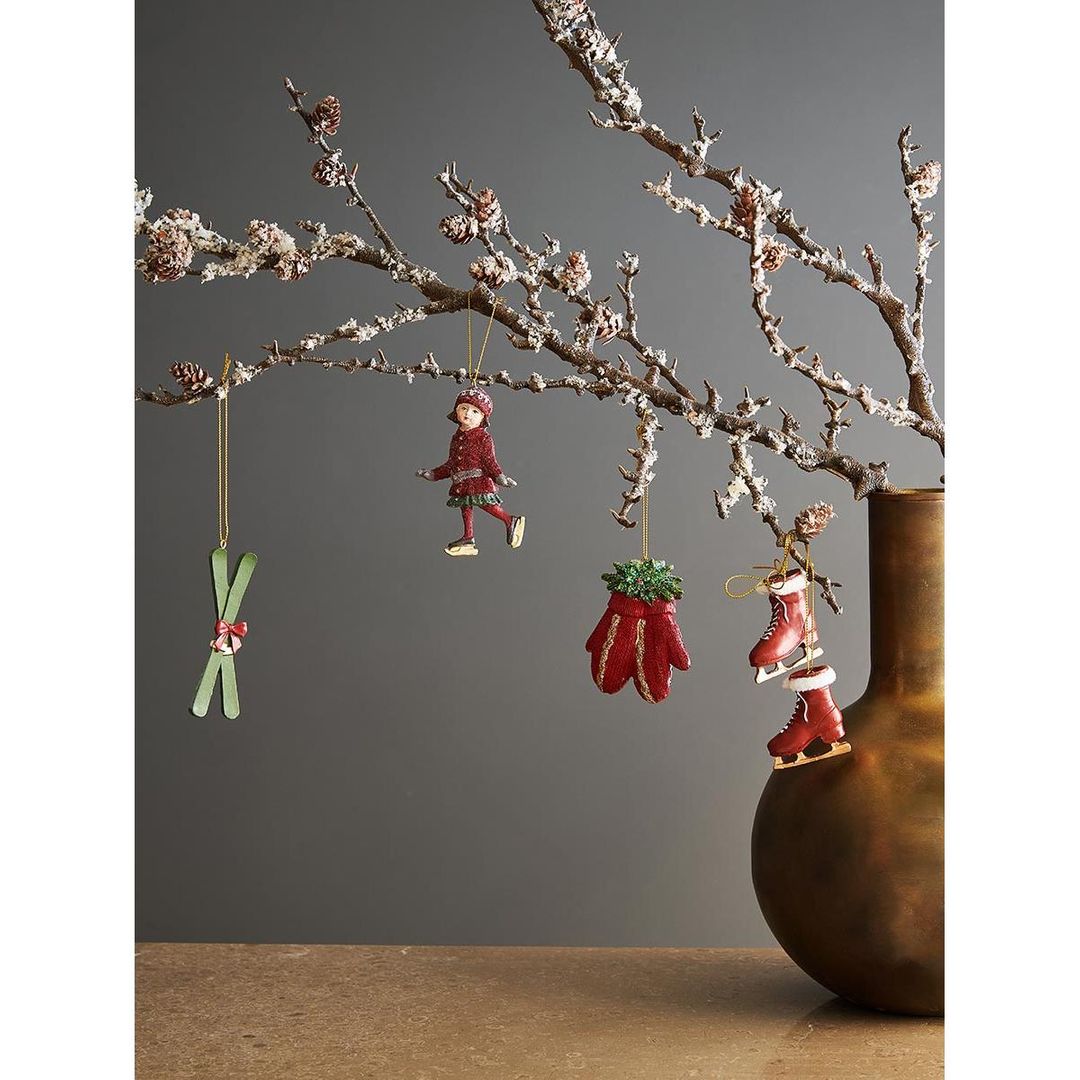 Набор ёлочных украшений Heritage Holidays из коллекции New Year Essential, 5 шт.