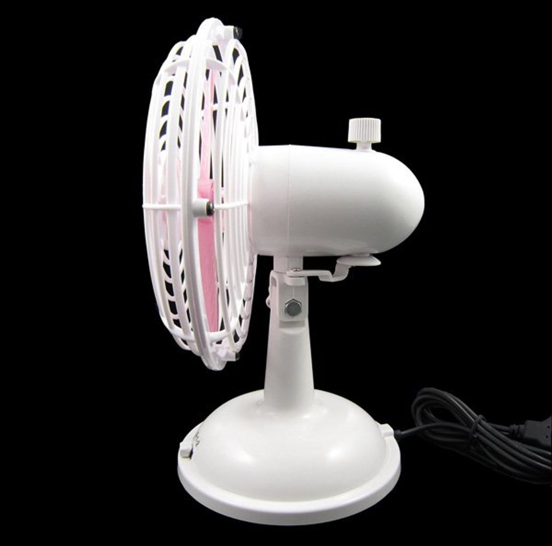 USB Вентилятор Настольный Белый USB Вентилятор Настольный Белый
