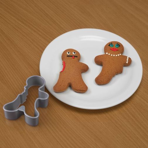 Форма для выпечки Откусанный человечек ABC Cookies