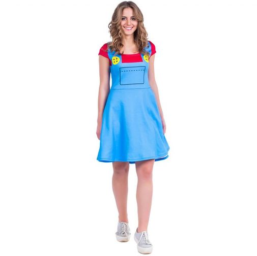 Платье Super Mario (Фонарик) Платье Super Mario (Фонарик)