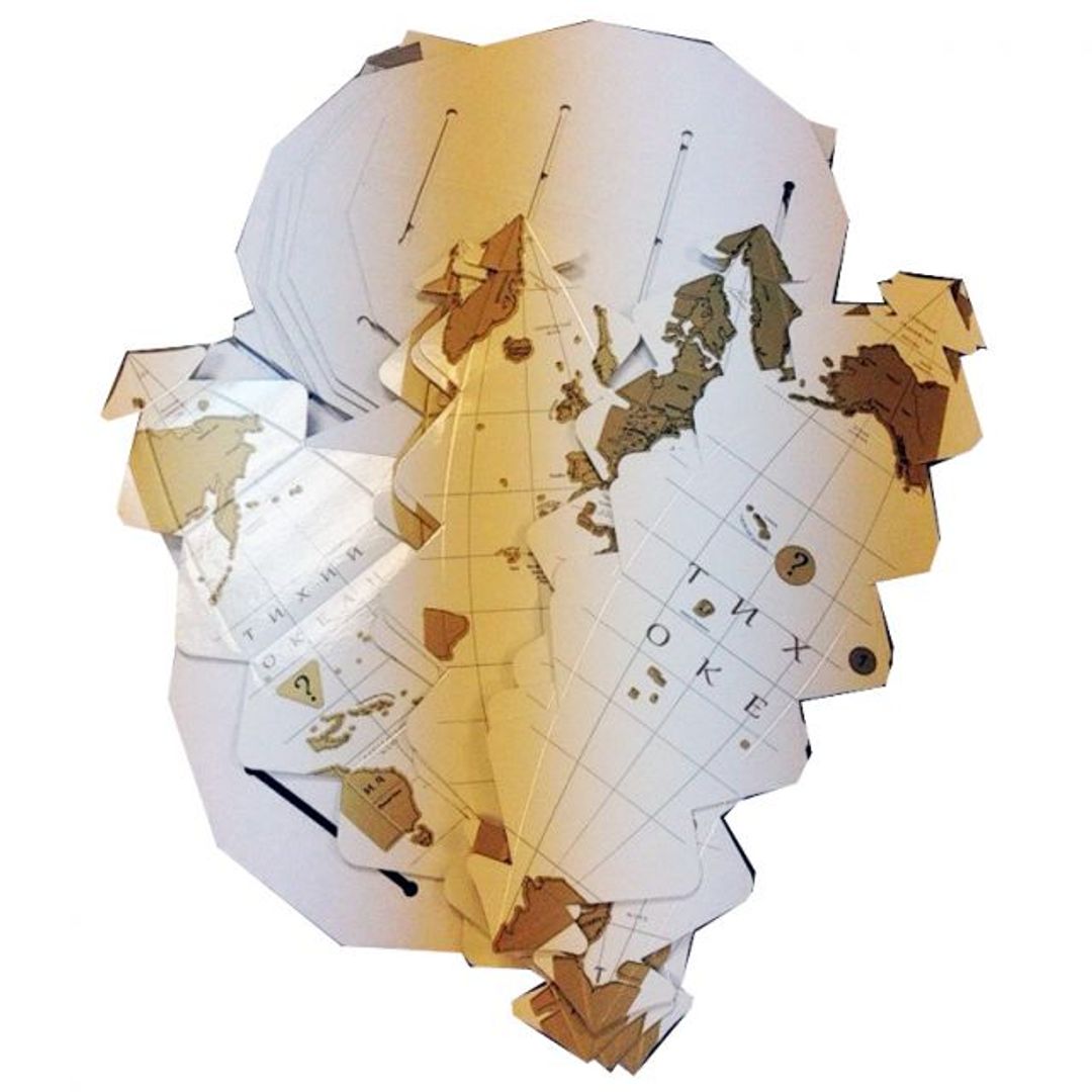 Скретч-глобус True World (на русском)