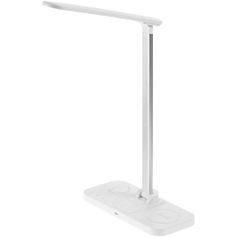 Настольная лампа с беспроводной зарядкой Power Light (белый)
