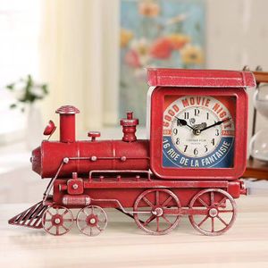 Винтажные часы Ретро-поезд