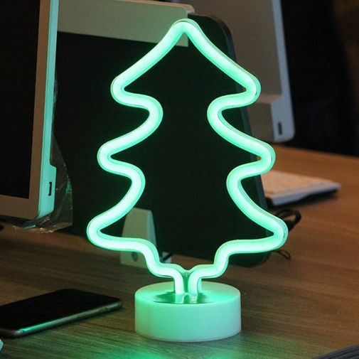 Неоновый светильник Елочка Неоновый светильник Елочка