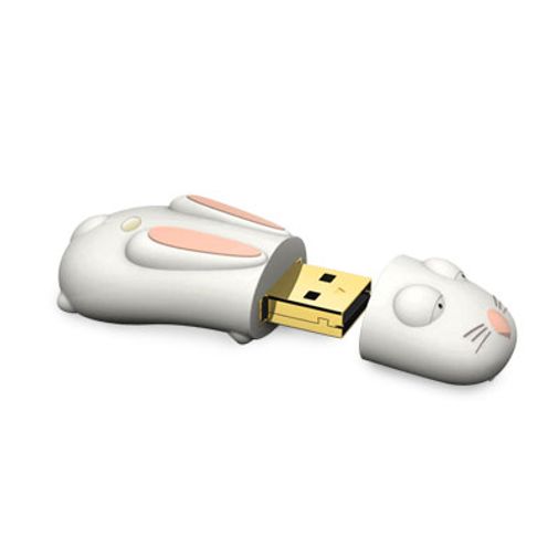 Флешка Кролик Белый 4 Гб Флешка Кролик Белый 4 Гб