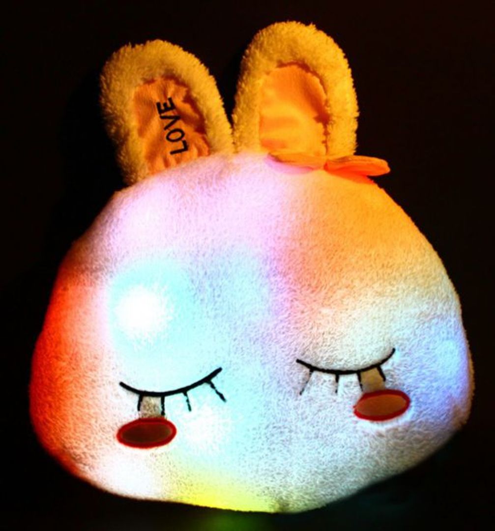 Светящаяся подушка Зайка Светящаяся подушка Зайка