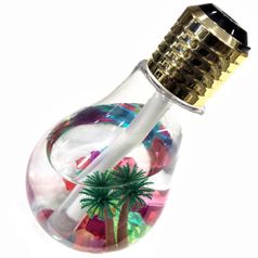 Увлажнитель воздуха с подсветкой Лампочка Bulb Humidifier (Серебристый) (Золотой)