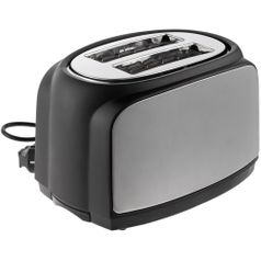 Электрический тостер Postre (серебристо-черный)