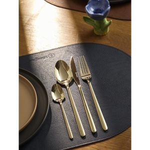 Набор столовых приборов Pure, золотистые глянцевые, 24 пред.