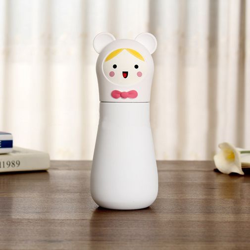 Кружка-термос Мишка Bear (Белый с белым) Кружка-термос Мишка Bear (Белый с белым)