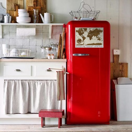 Магнитная Скретч-карта мира Магнитная Скретч-карта мира