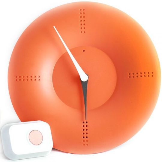 Часы Дверной звонок (Оранжевый)