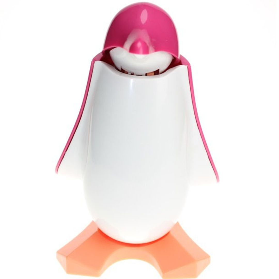 Копилка Пингвин (Розовый)
