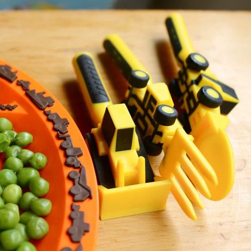 Набор детских столовых приборов Трактор