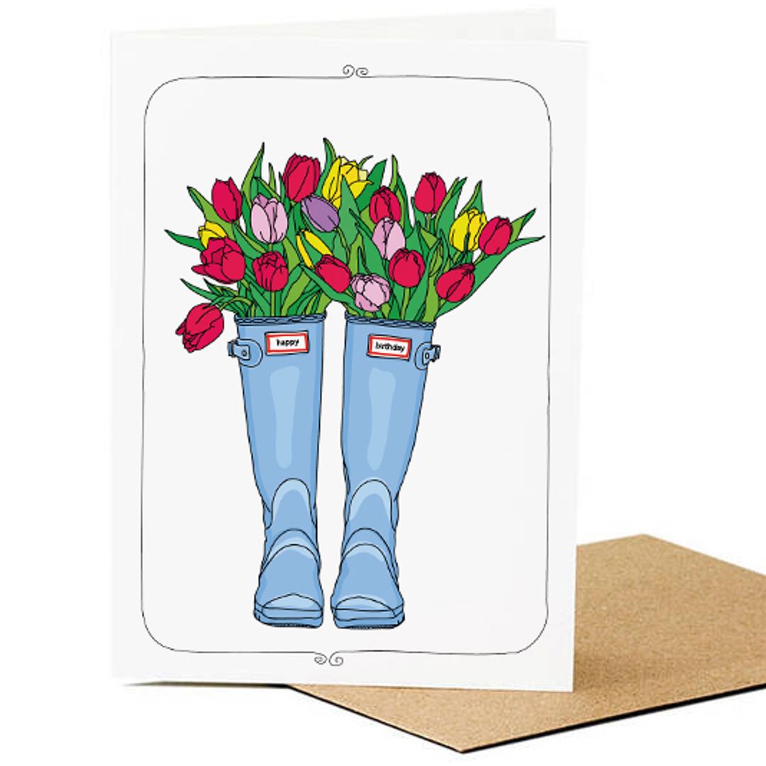 Открытка Сапоги Открытка Сапоги