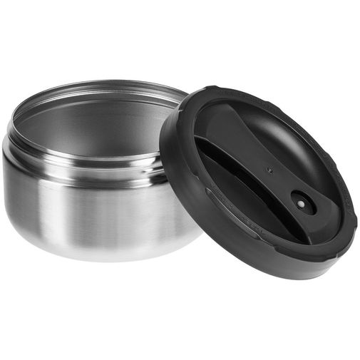 Термос для еды Jiayi в термочехле (Черный)