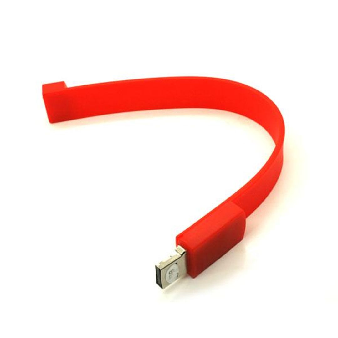 Флешка Браслет Красный 4 Гб Флешка Браслет Красный 4 Гб