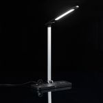 Настольная лампа с беспроводной зарядкой Power Light (черный) Настольная лампа с беспроводной зарядкой Power Light (черный)