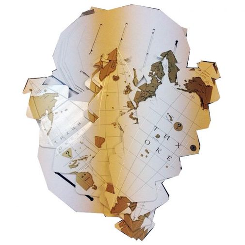 Скретч-глобус True World (на русском)