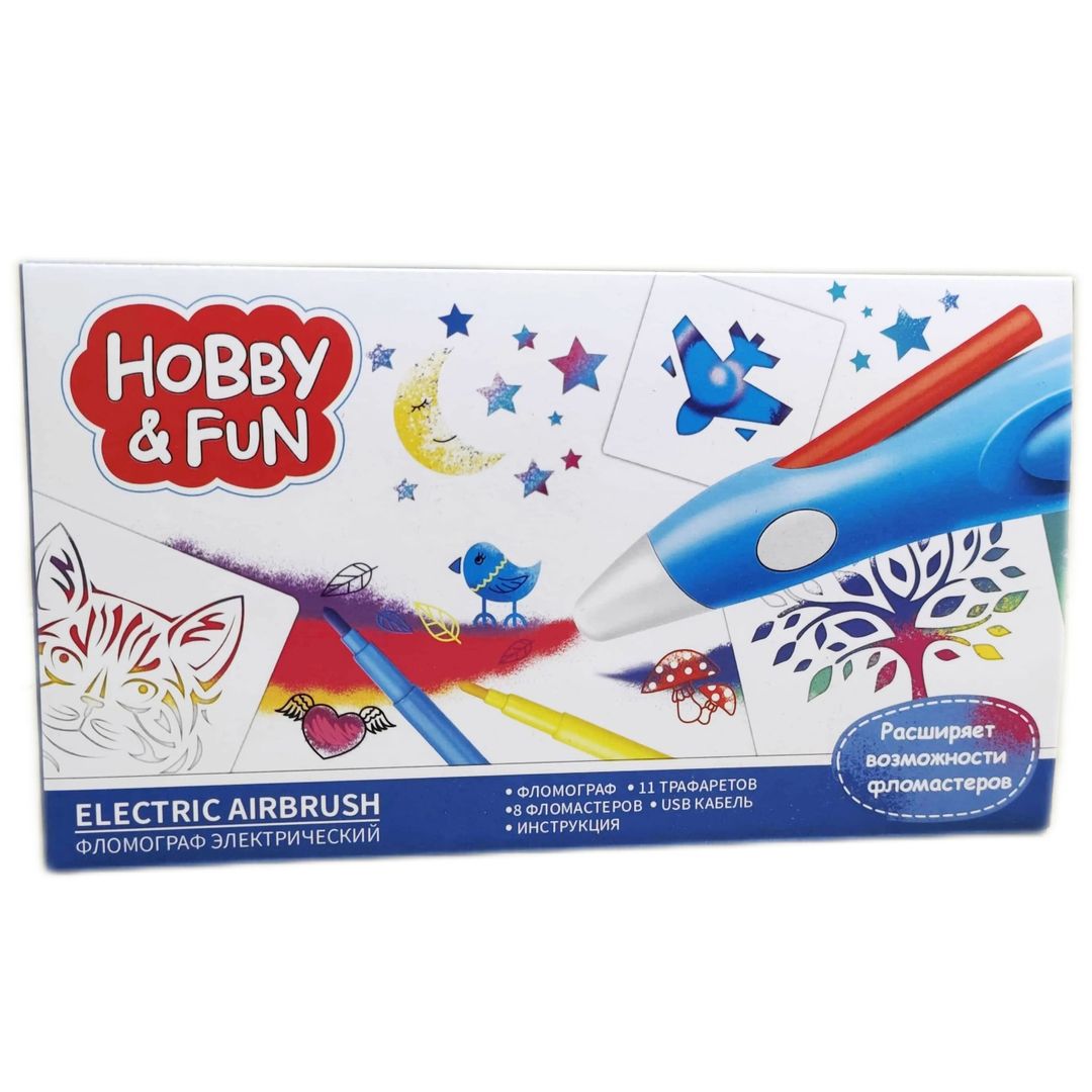 USB Фломограф (11 трафаретов + 8 фломастеров) USB Фломограф (11 трафаретов + 8 фломастеров)