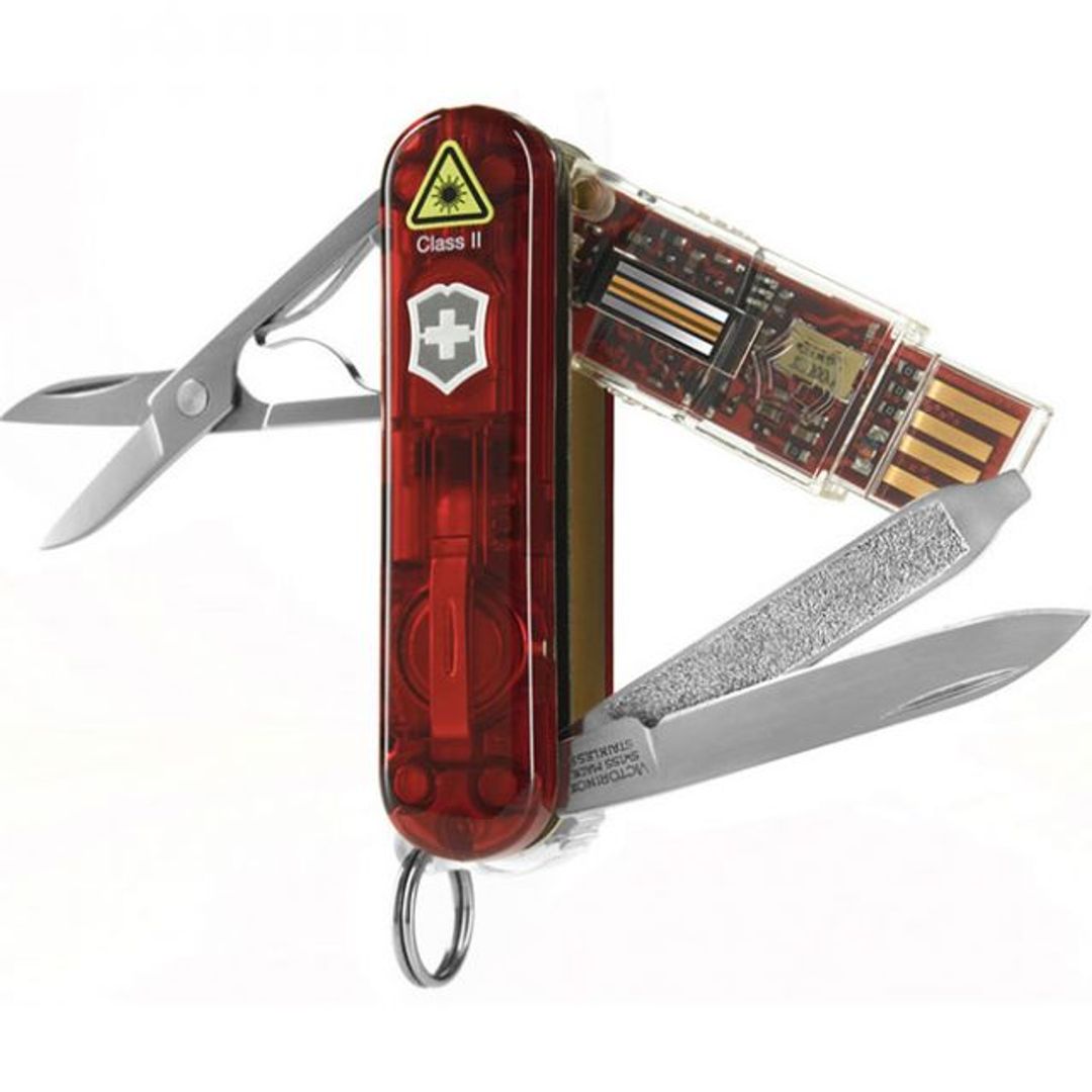 Флешка Швейцарский нож 8 Гб (Красный) Флешка Швейцарский нож 8 Гб (Красный)